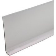 M-D M-D 75499 Wall Base, 120 ft L, 4 in W, Vinyl, Gray/Silver 75499